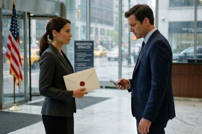 He signed the divorce papers with a smirk, sure he was leaving